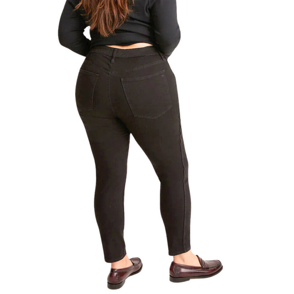 Madewell NWT 10-Inch High-Rise Skinny Stretch Black Jeans Plus Size 20W - Picture 2 of 14